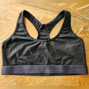 black Pact organic cotton racerback sportsbra, L***